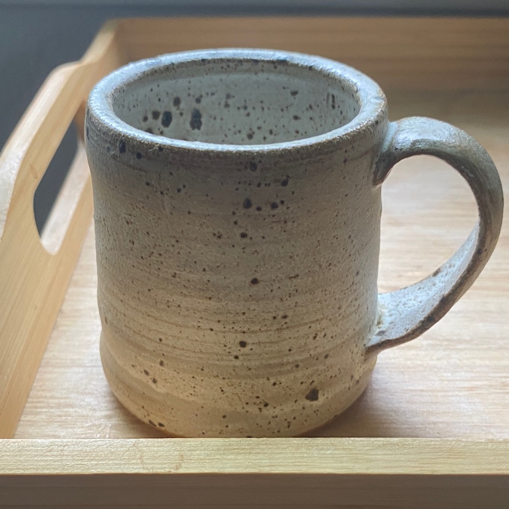 Handmade ceramic mini mug